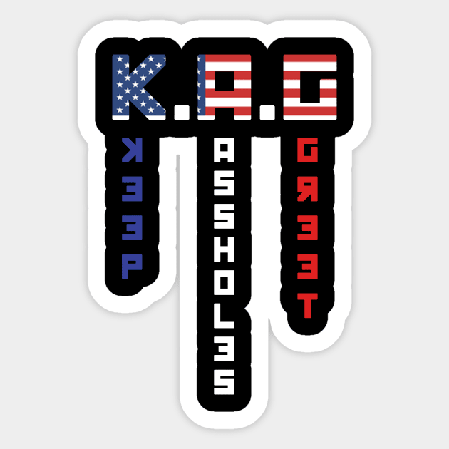 keep america great funny Sticker by Yaman